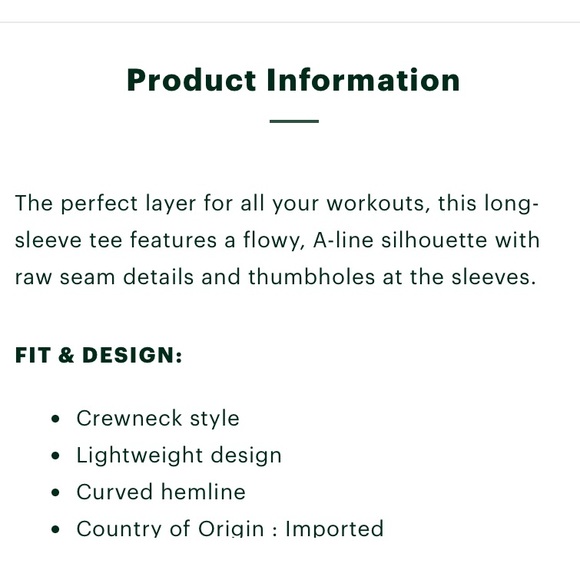 Free People Movement Women’s Breezy Tempo Long Sleeve Tee, NWT - Picture 6 of 13